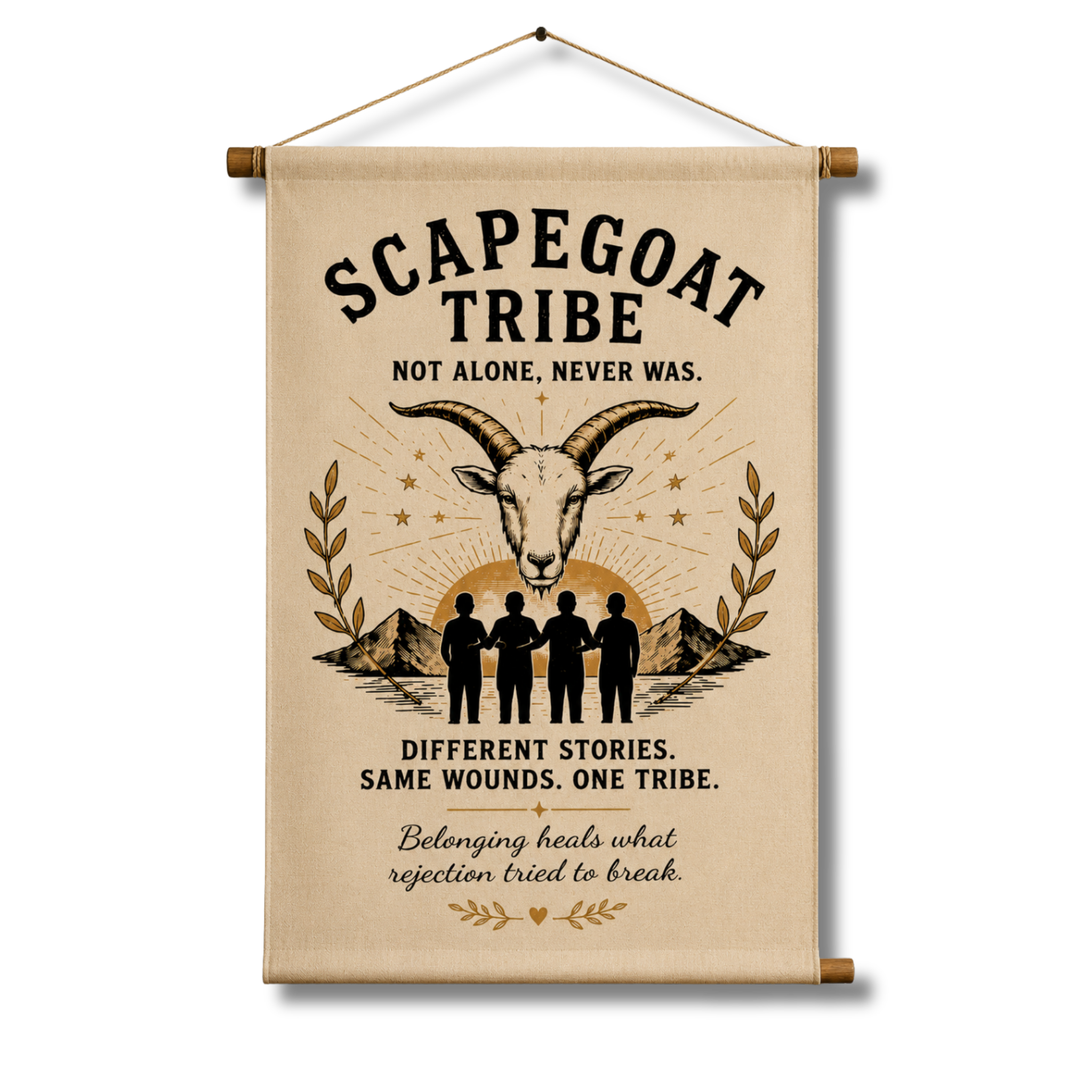 Scapegoat Tribe Wall Hanging