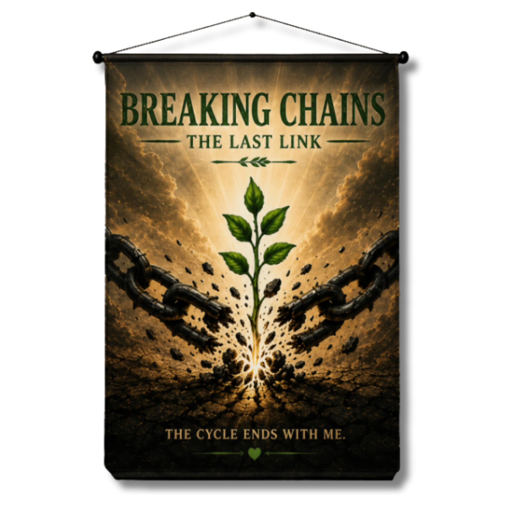Breaking the Chain Wall Hanging