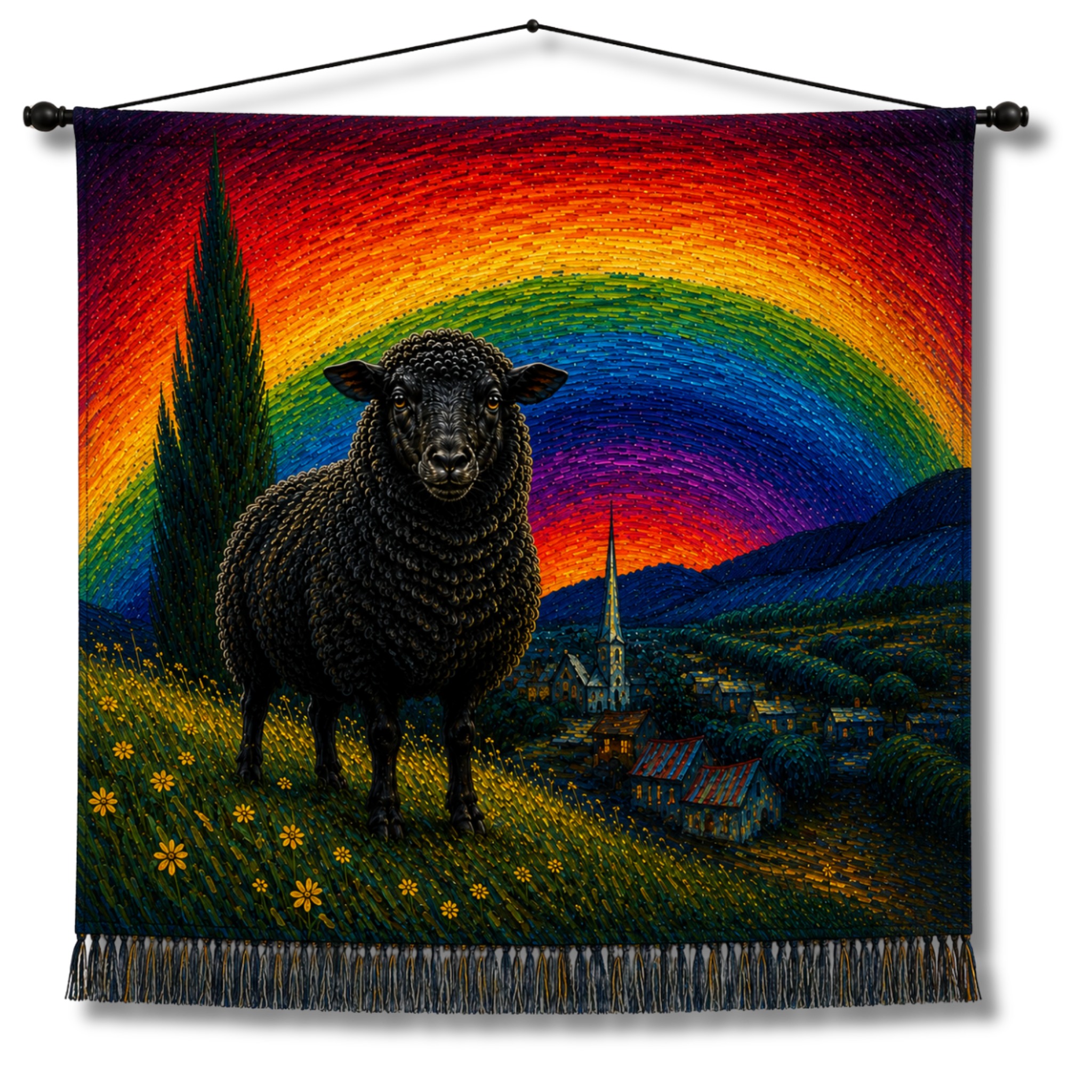 LGBT Black Sheep Wall Hanging