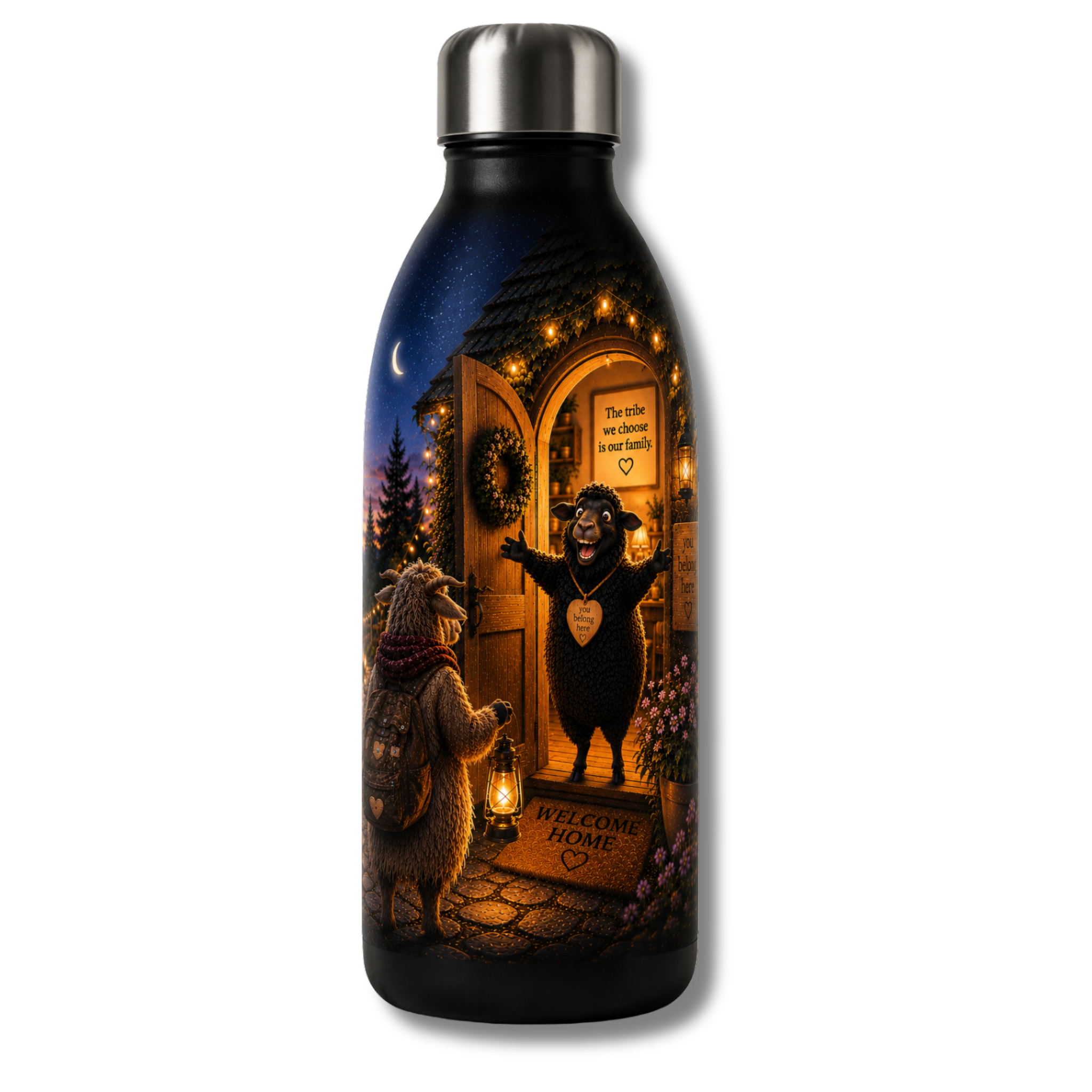 Tribe is Family Water Bottle