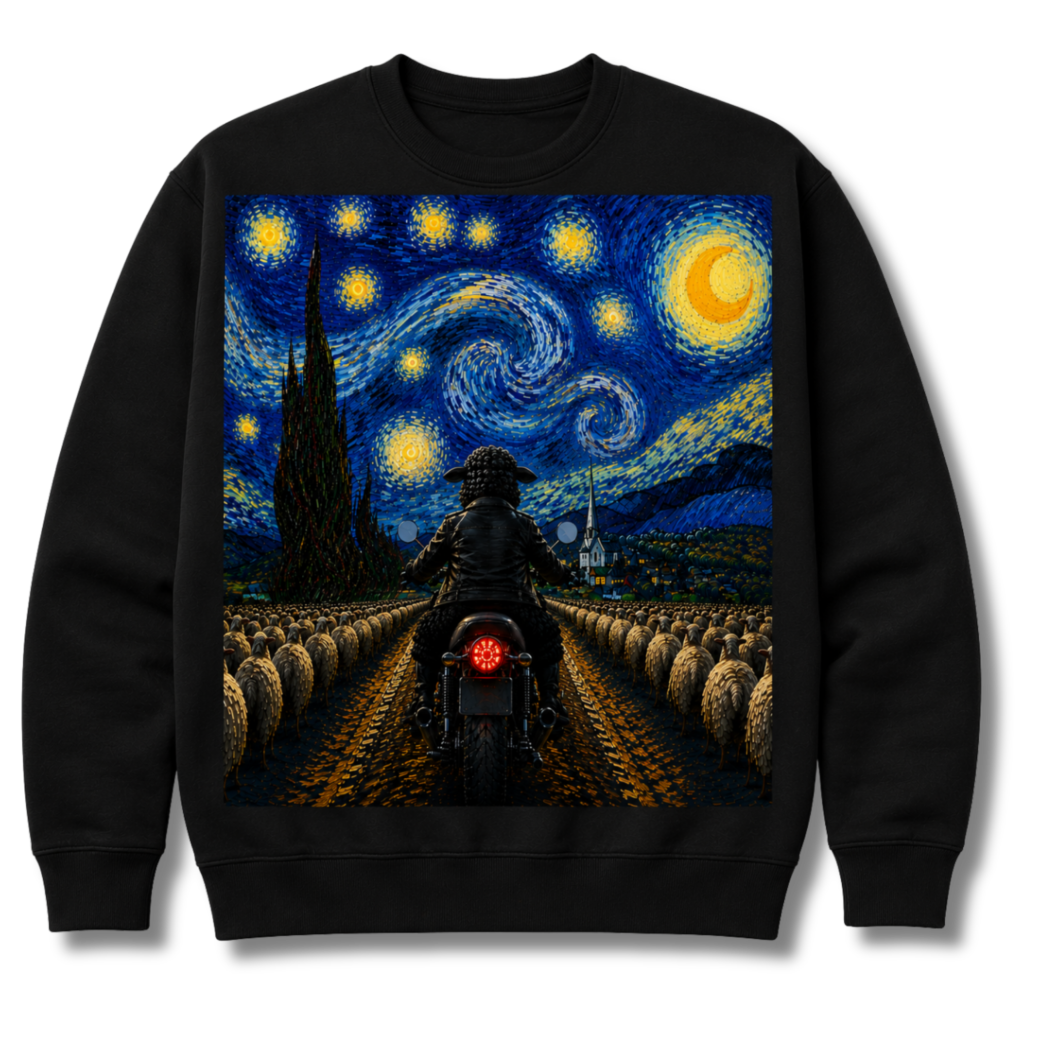 Motorcycle Black Sheep Sweatshirt