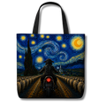 Motorcycle Black Sheep Tote Bag