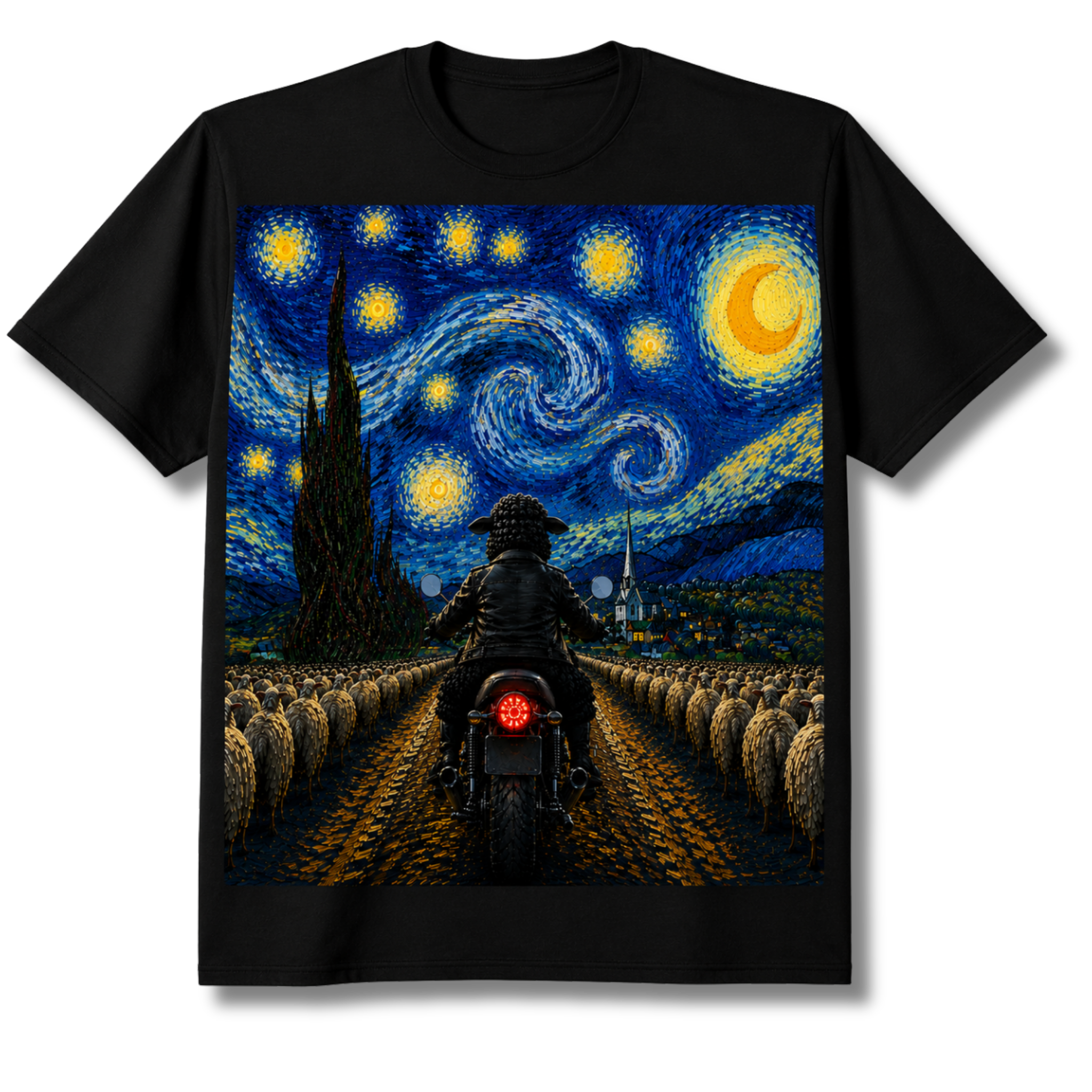 Motorcycle Black Sheep T-Shirt