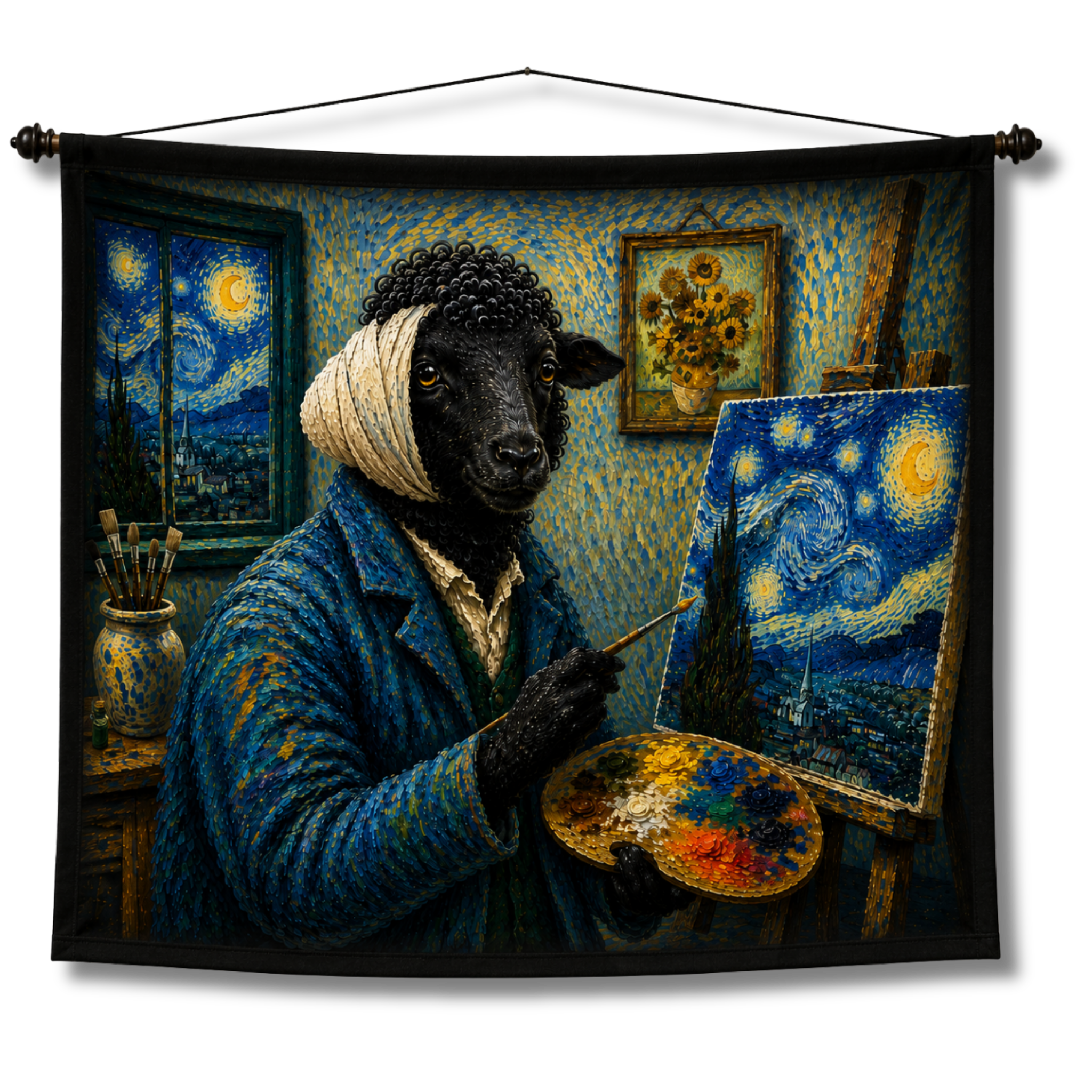 Van Gogh Masterpiece Wall Hanging