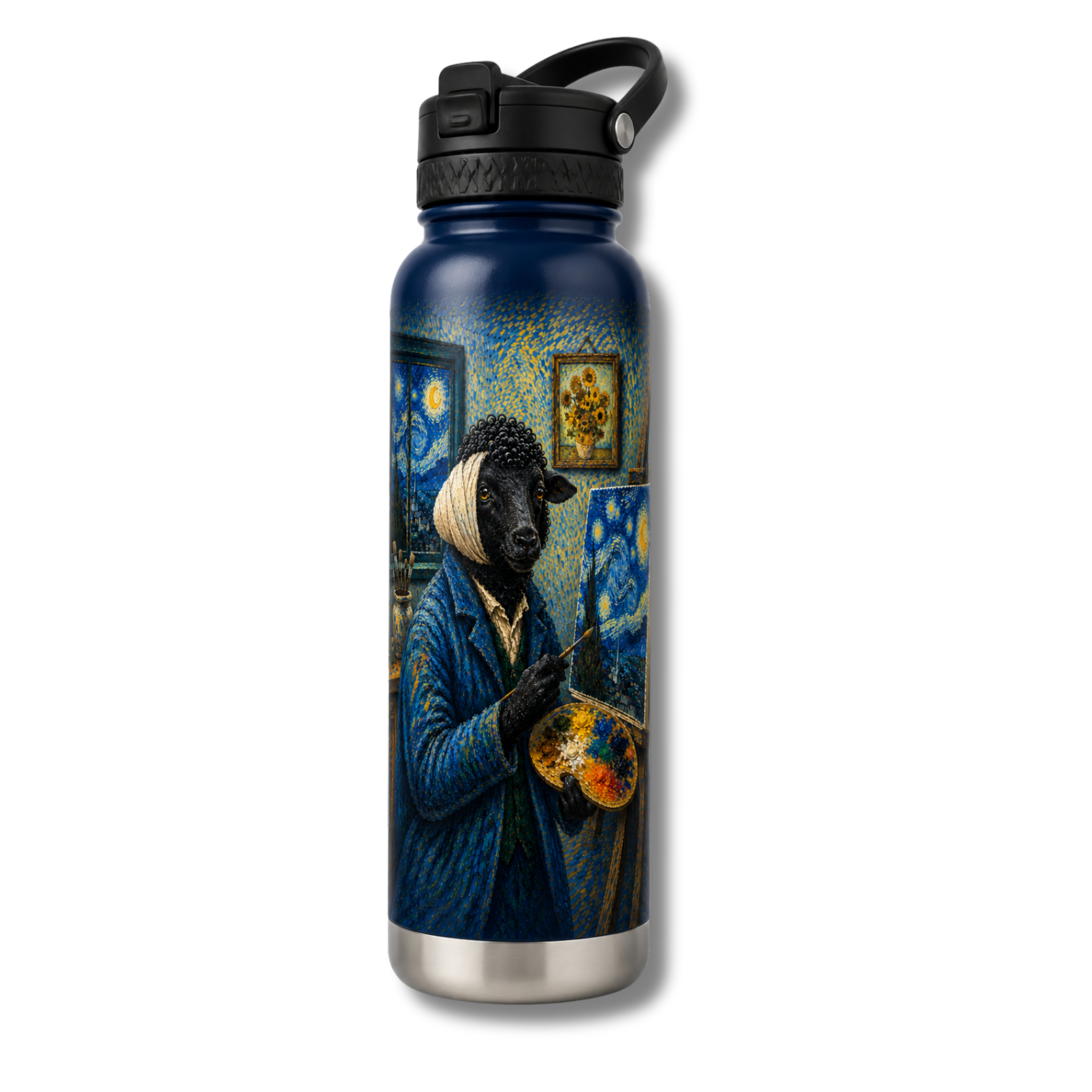 Van Gogh Masterpiece Water Bottle
