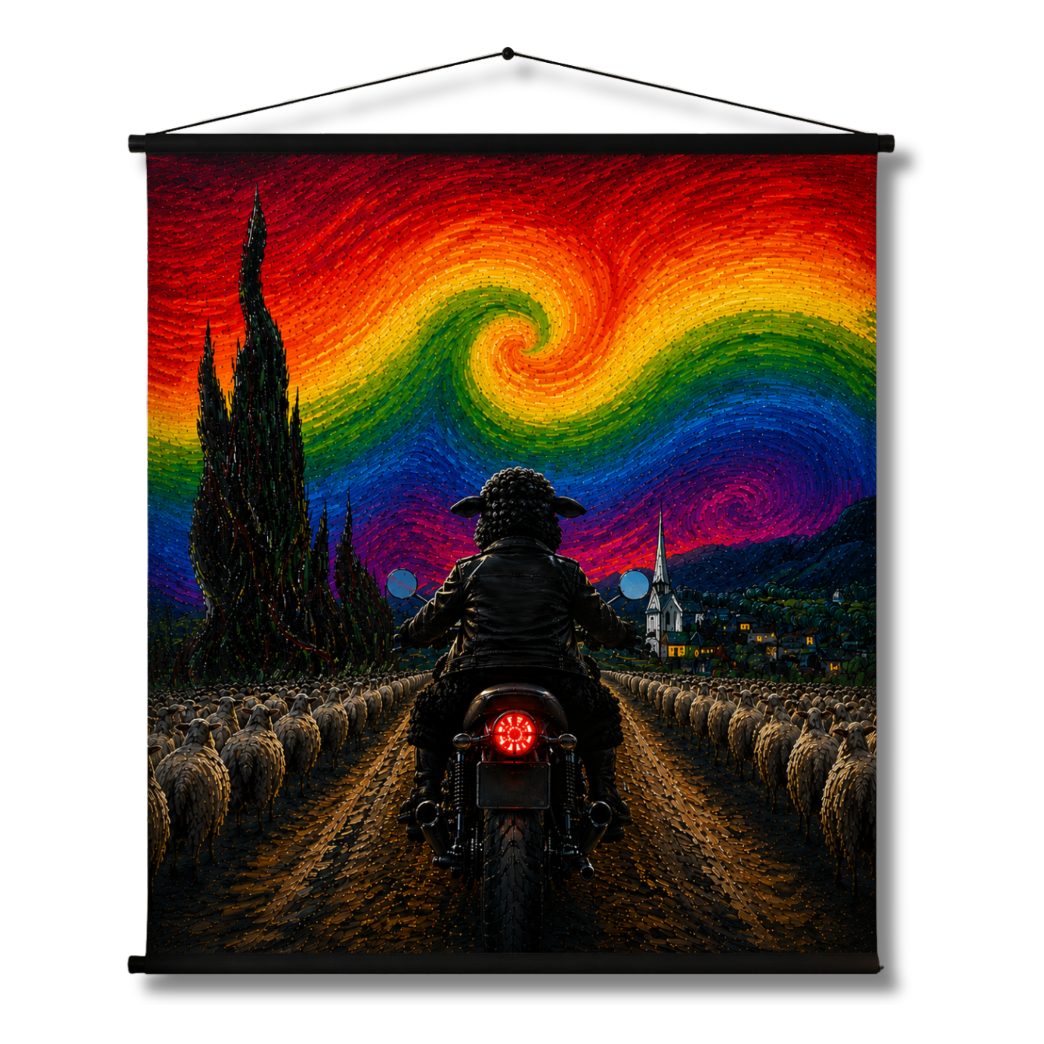 LGBT Trail Blazing Wall Hanging